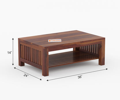 Lily Sheesham Wood Coffee Table