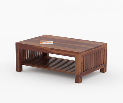 Lily Sheesham Wood Coffee Table