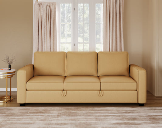 Melaka Sofa 3 Seater Sofa Cum Bed - Pull out Type