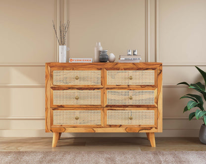 Tamara Chest of Drawers in Teak - Furnishka 