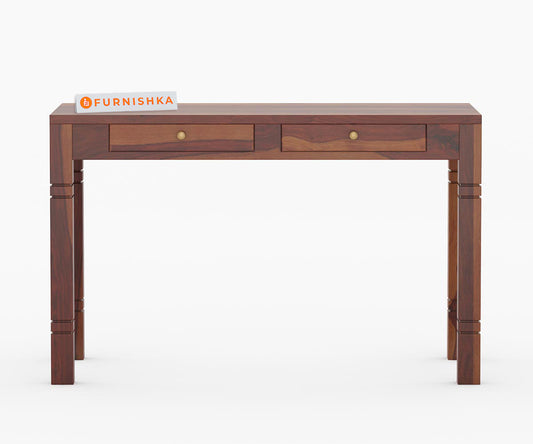 Lenox Solid Sheesham Study Table - Furnishka 
