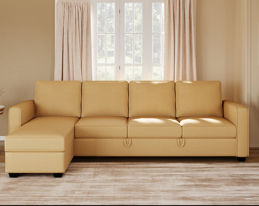 Melaka Sofa 3+L LHS Sofa cum Bed  - Pull out Type