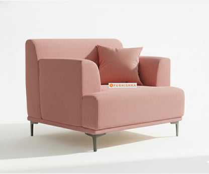 Liam 3+1+1 Seater Sofa Set - Flamingo Pink - Furnishka 