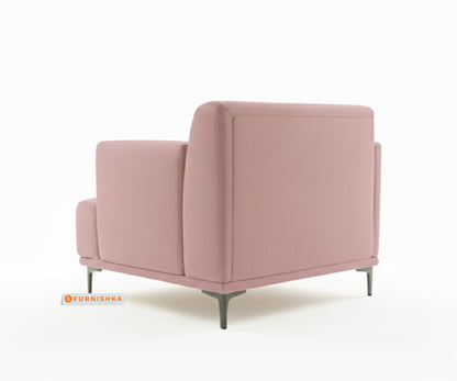 Liam 3+1+1 Seater Sofa Set - Flamingo Pink - Furnishka 