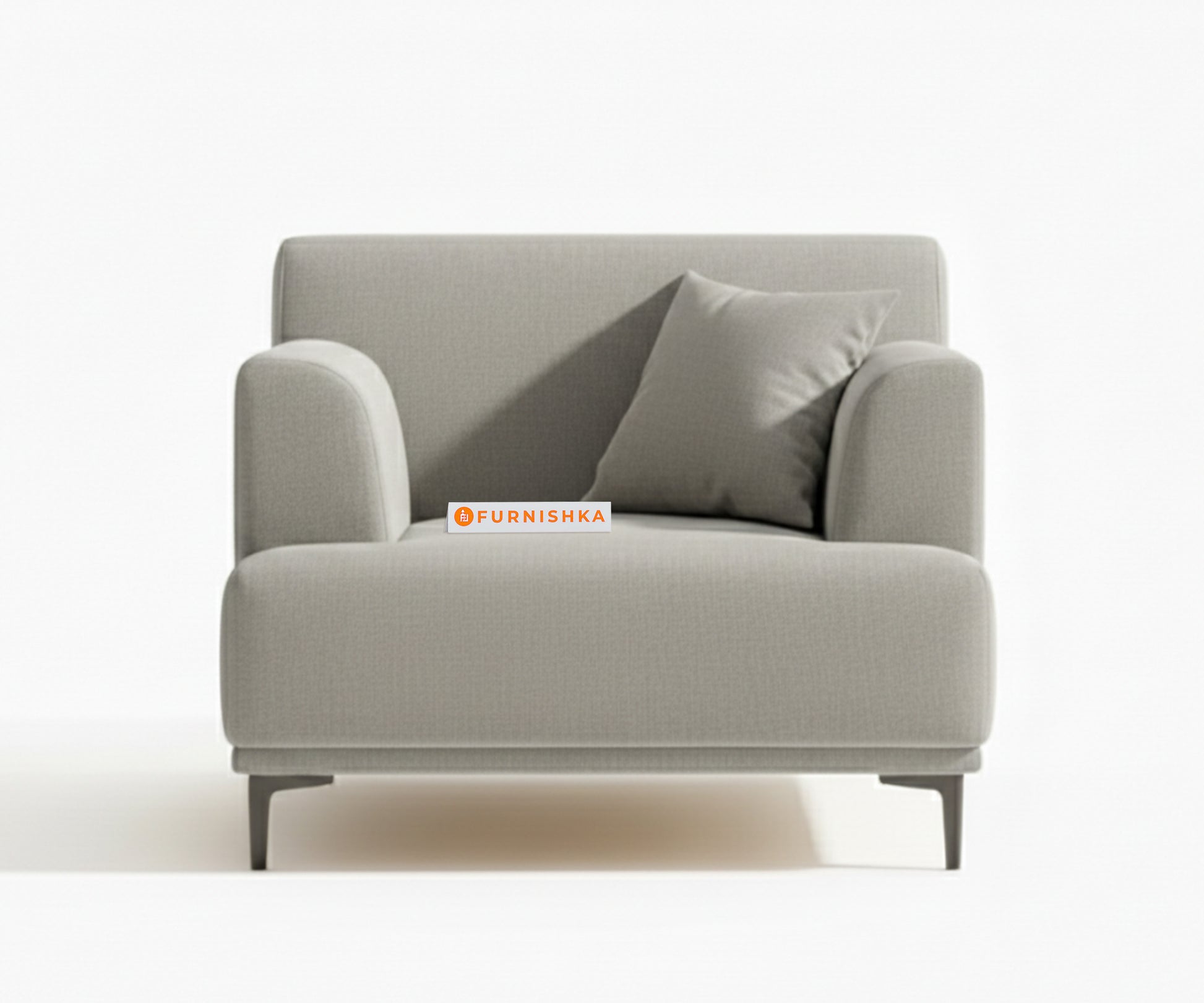 Liam 3+1+1 Seater Sofa Set - Grey - Furnishka 