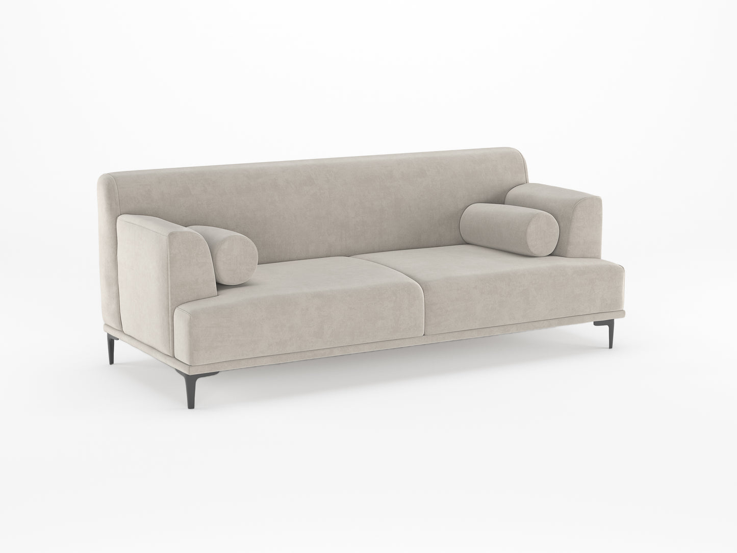 Liam 3+1+1 Seater Sofa Set - Light Beige - Furnishka 