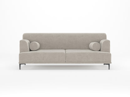 Liam 3+1+1 Seater Sofa Set - Light Beige - Furnishka 