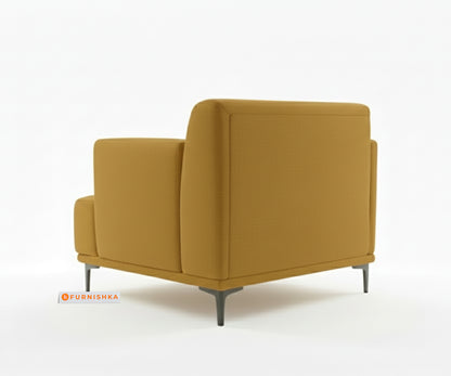 Liam 3+1+1 Seater Sofa Set - Mustard Yellow - Furnishka 
