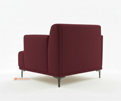 Liam 3+1+1 Seater Sofa Set - Red Wine - Furnishka 