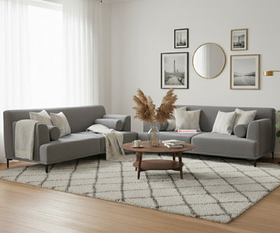 Liam 3+2 Seater Sofa Set - Space Grey