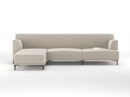 Liam 3 Seater Sectional Sofa LHS -Light Beige - Furnishka