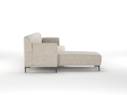 Liam 3 Seater Sectional Sofa LHS -Light Beige - Furnishka