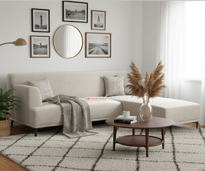 Liam 3 Seater Sectional Sofa RHS -Light Beige - Furnishka