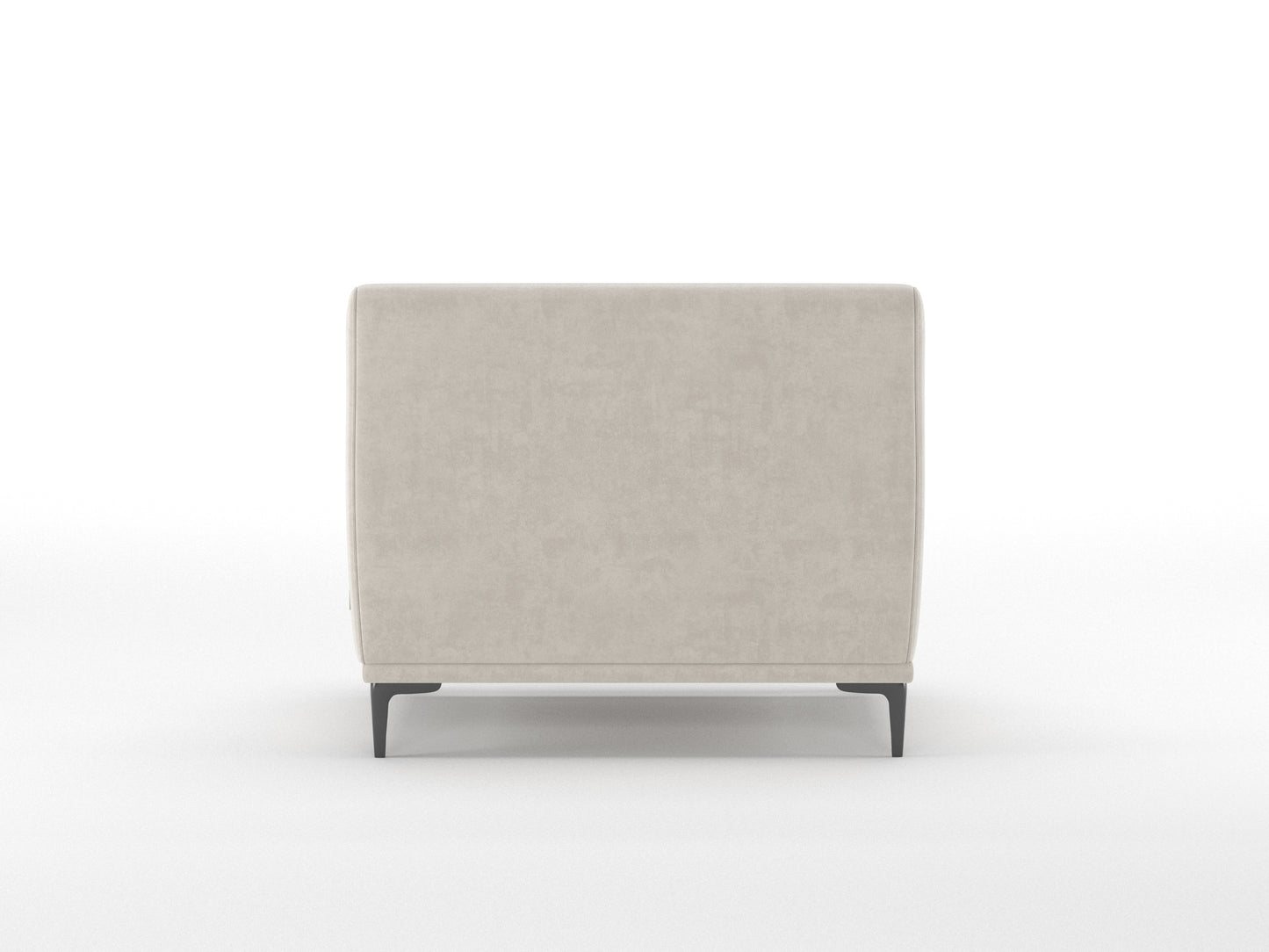 Liam Sofa 1 Seater Light Beige - Furnishka 