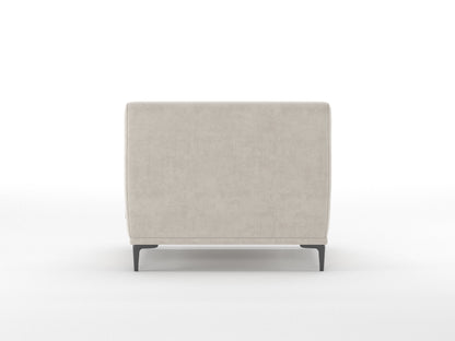 Liam Sofa 1 Seater Light Beige - Furnishka 