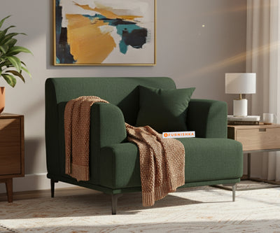 Liam Sofa 1 Seater Pine Green