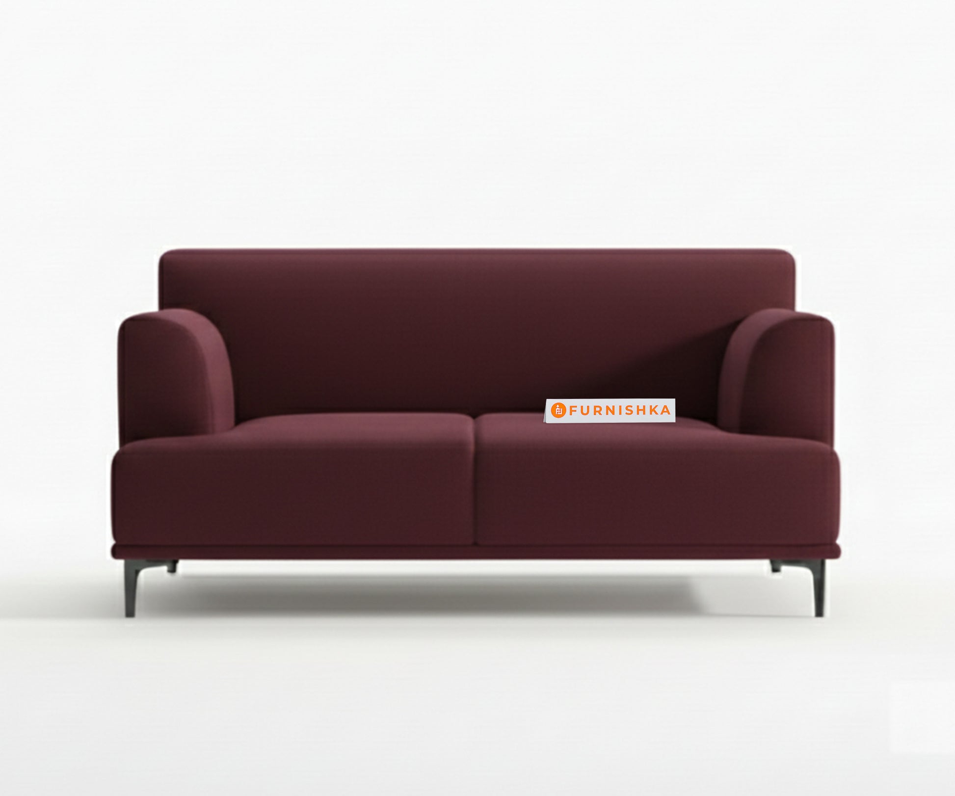 Liam Sofa 2 Seater Red Wine - Furnishka 