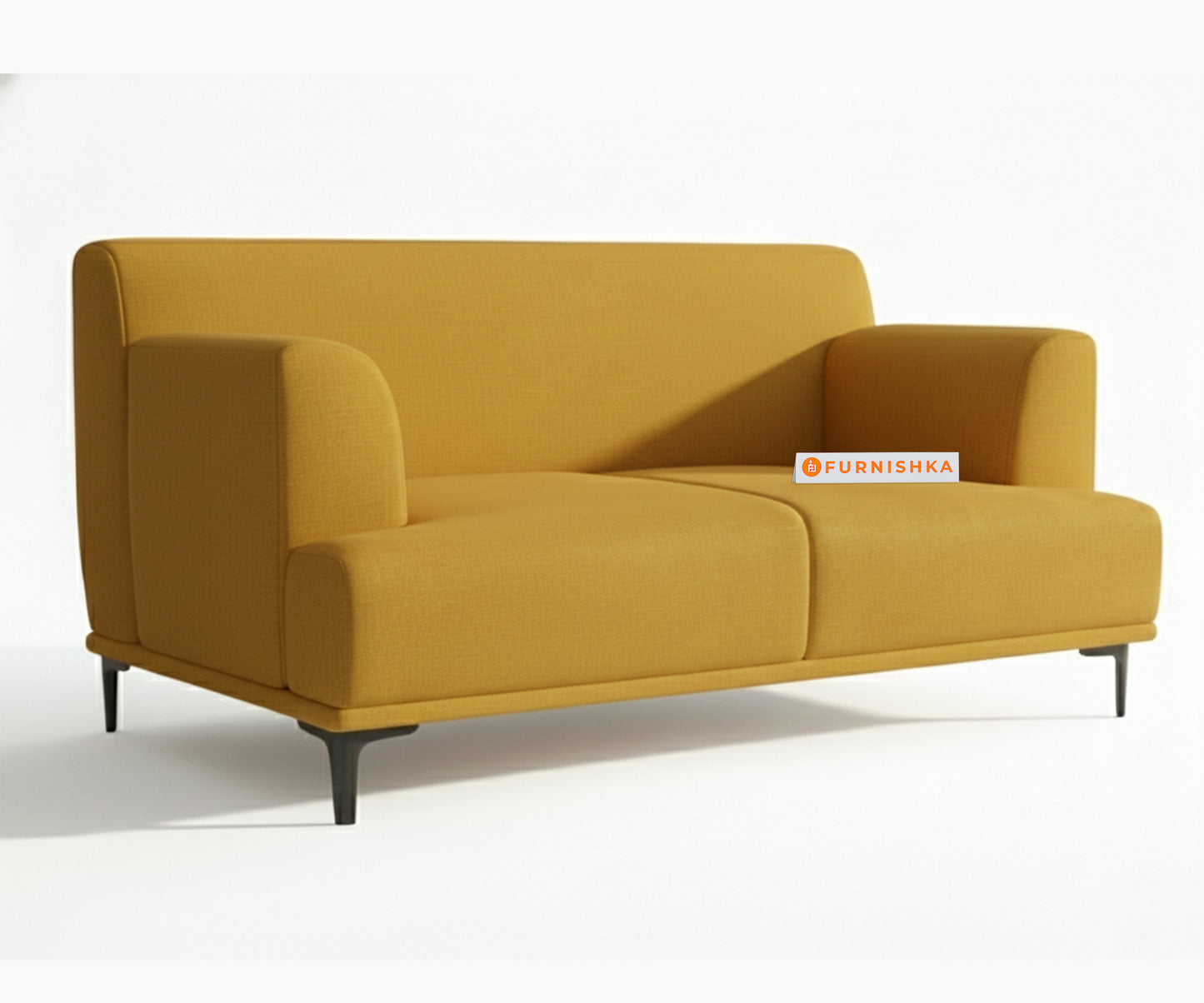 Liam Sofa 3 Seater Mustard Yellow - Furnishka 