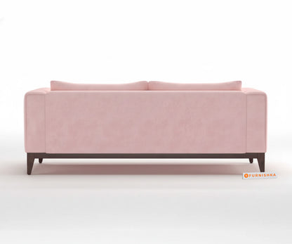 Linda 3+1+1 Seater Sofa Set  Flamingo Pink - Furnishka