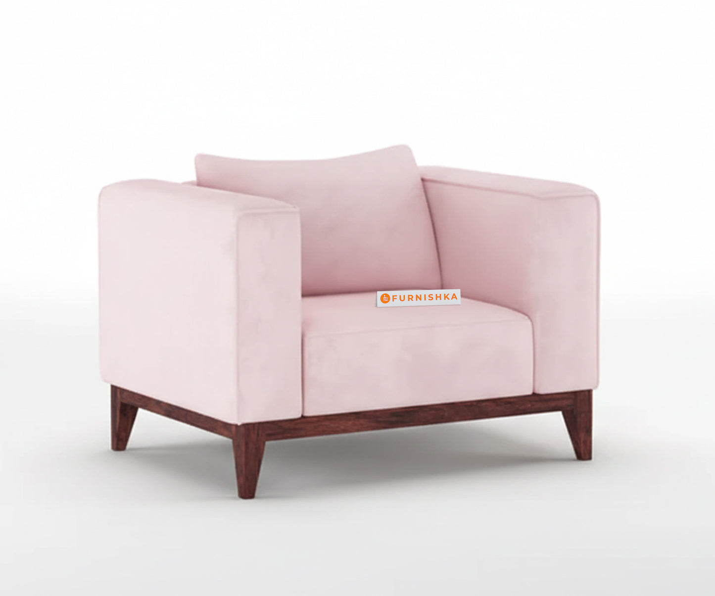 Linda 3+1+1 Seater Sofa Set  Flamingo Pink - Furnishka