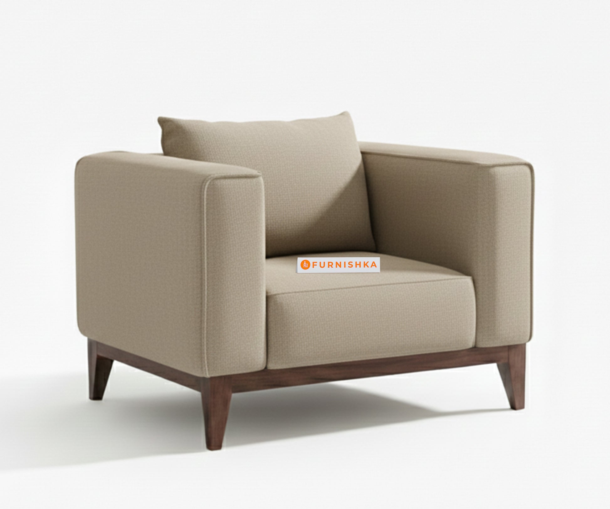 Linda 3+1+1 Seater Sofa Set  Light Beige - Furnishka 