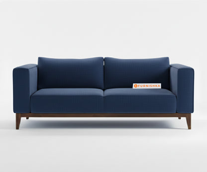 Linda 3+1+1 Seater Sofa Set  Persian Blue - Furnishka 