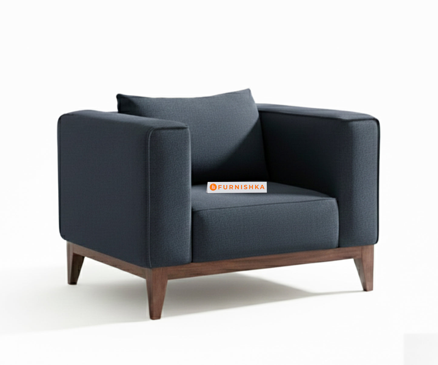 Linda 3+1+1 Seater Sofa Set  Persian Blue - Furnishka 