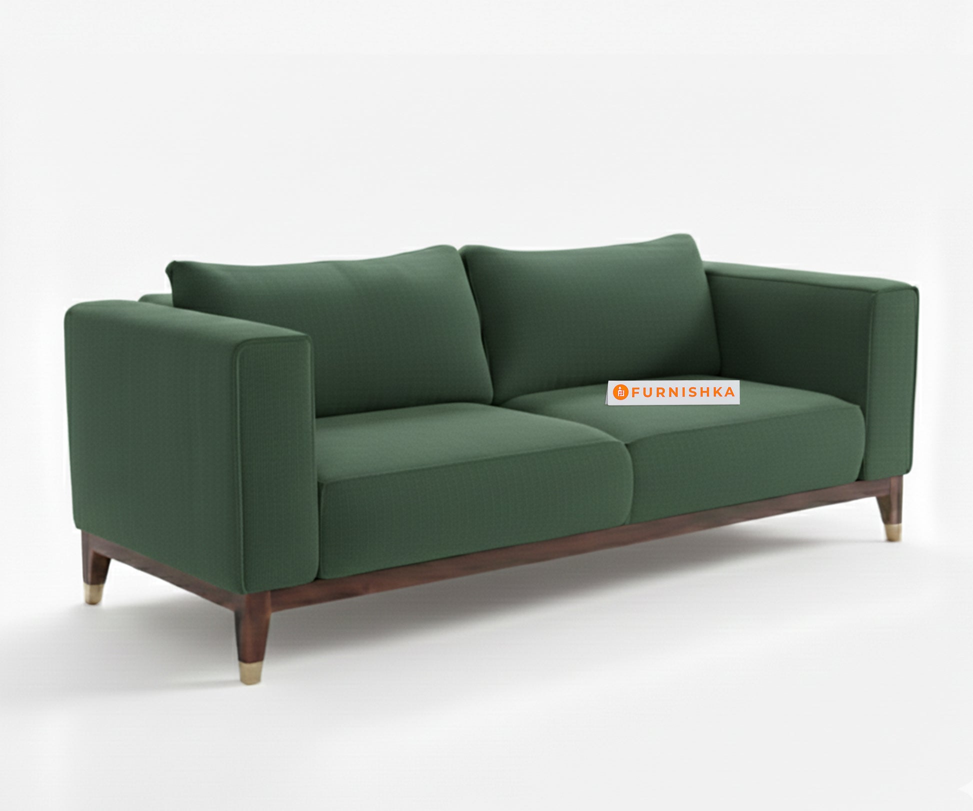 Linda 3+1+1 Seater Sofa Set  Pine Green - Furnishka 