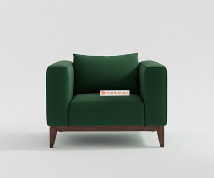 Linda 3+1+1 Seater Sofa Set  Pine Green - Furnishka 