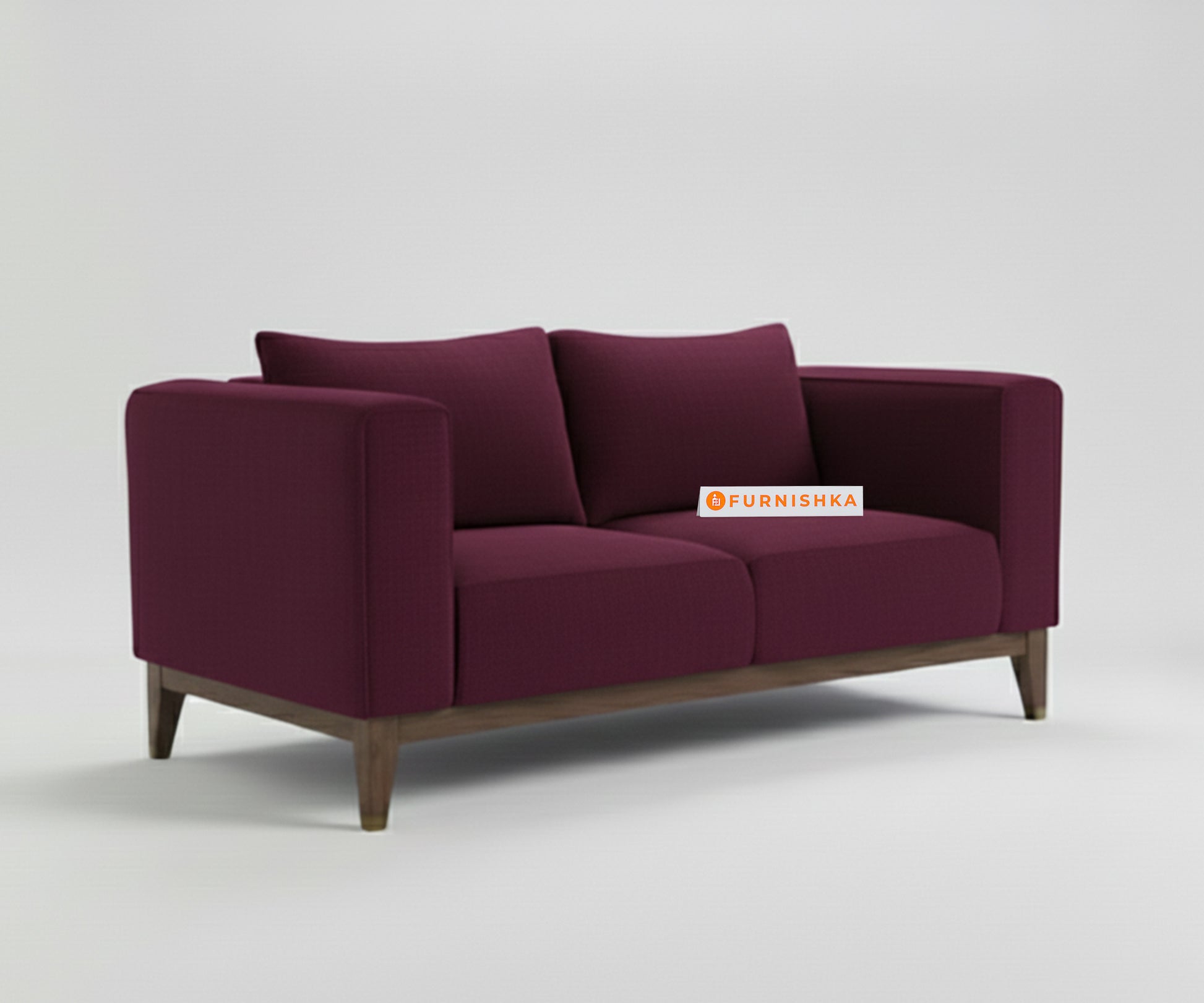 Linda 3+1+1 Seater Sofa Set  Red Wine - Furnishka 