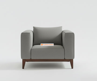 Linda 3+1+1 Seater Sofa Set  Space Grey - Furnishka 