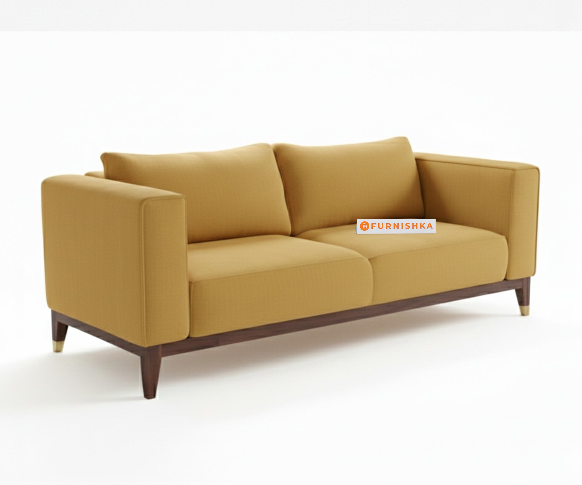 Linda 3+2 Seater Sofa Set  Mustard Yellow - Furnishka