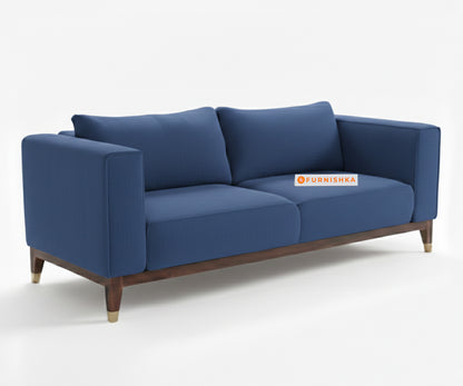 Linda 3+2 Seater Sofa Set  Persian Blue - Furnishka