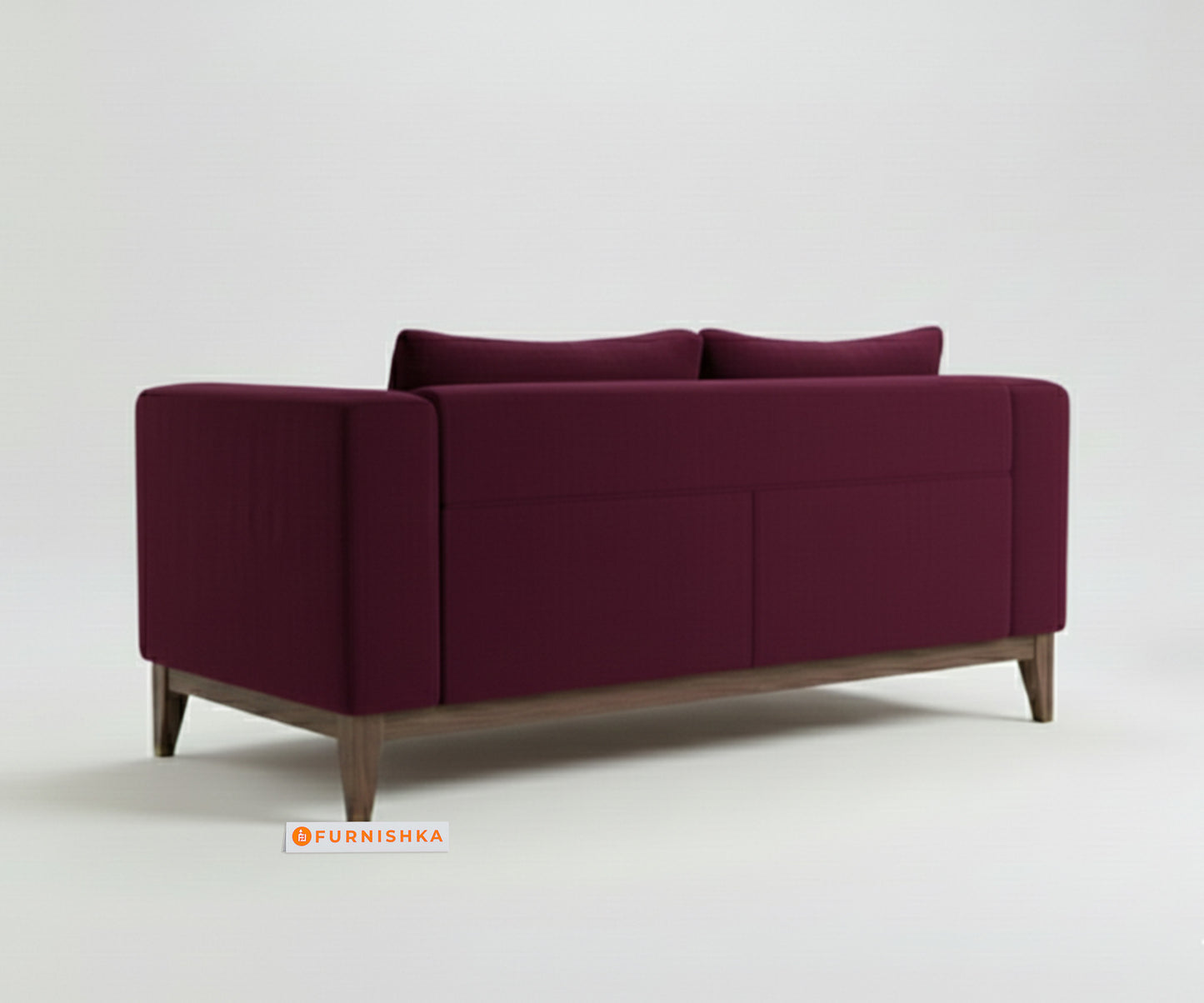 Linda 3+2 Seater Sofa Set Red Wine - Furnishka 