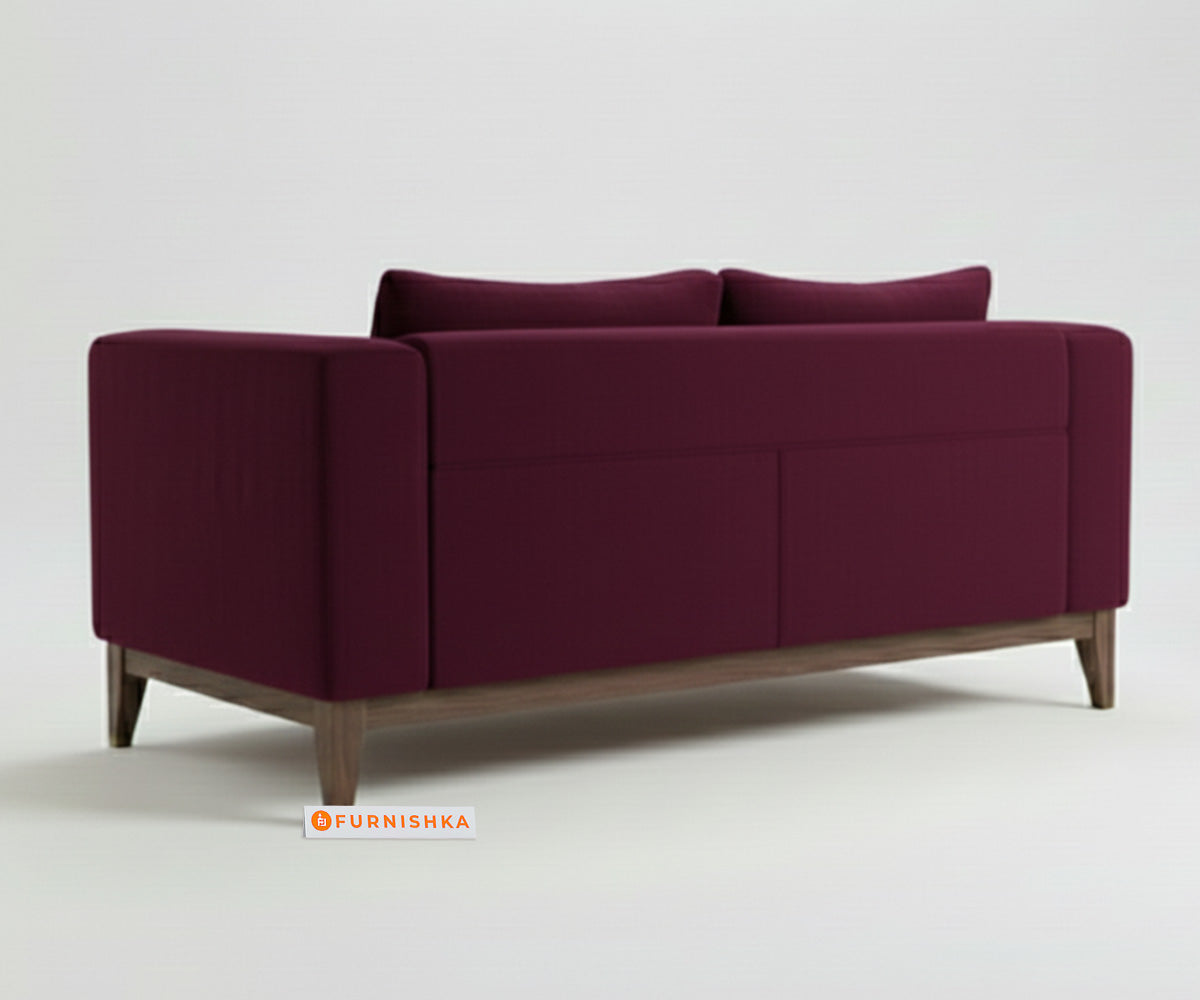 Linda 3+2 Seater Sofa Set Red Wine - Furnishka 