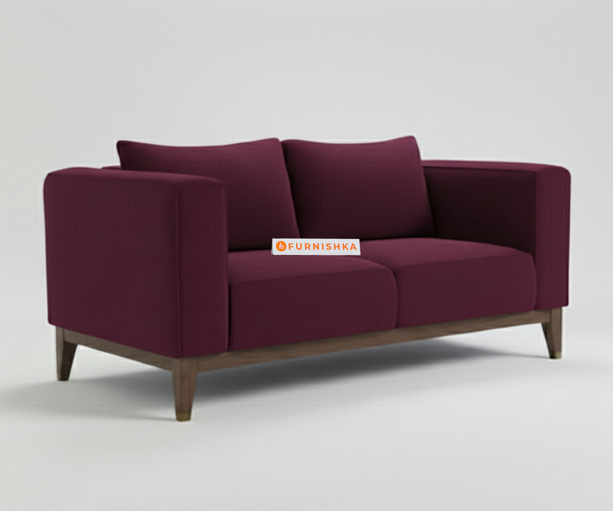Linda 3+2 Seater Sofa Set Red Wine - Furnishka 