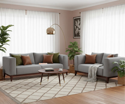Linda 3+2 Seater Sofa Set Space Grey - Furnishka 