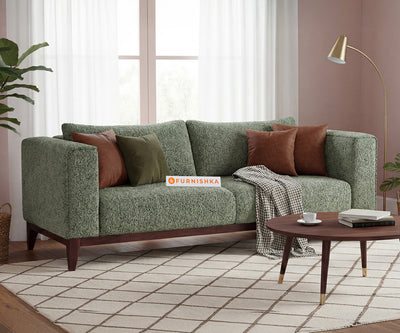 Linda 3 Seater Sofa Set With Anthology Fabric Green