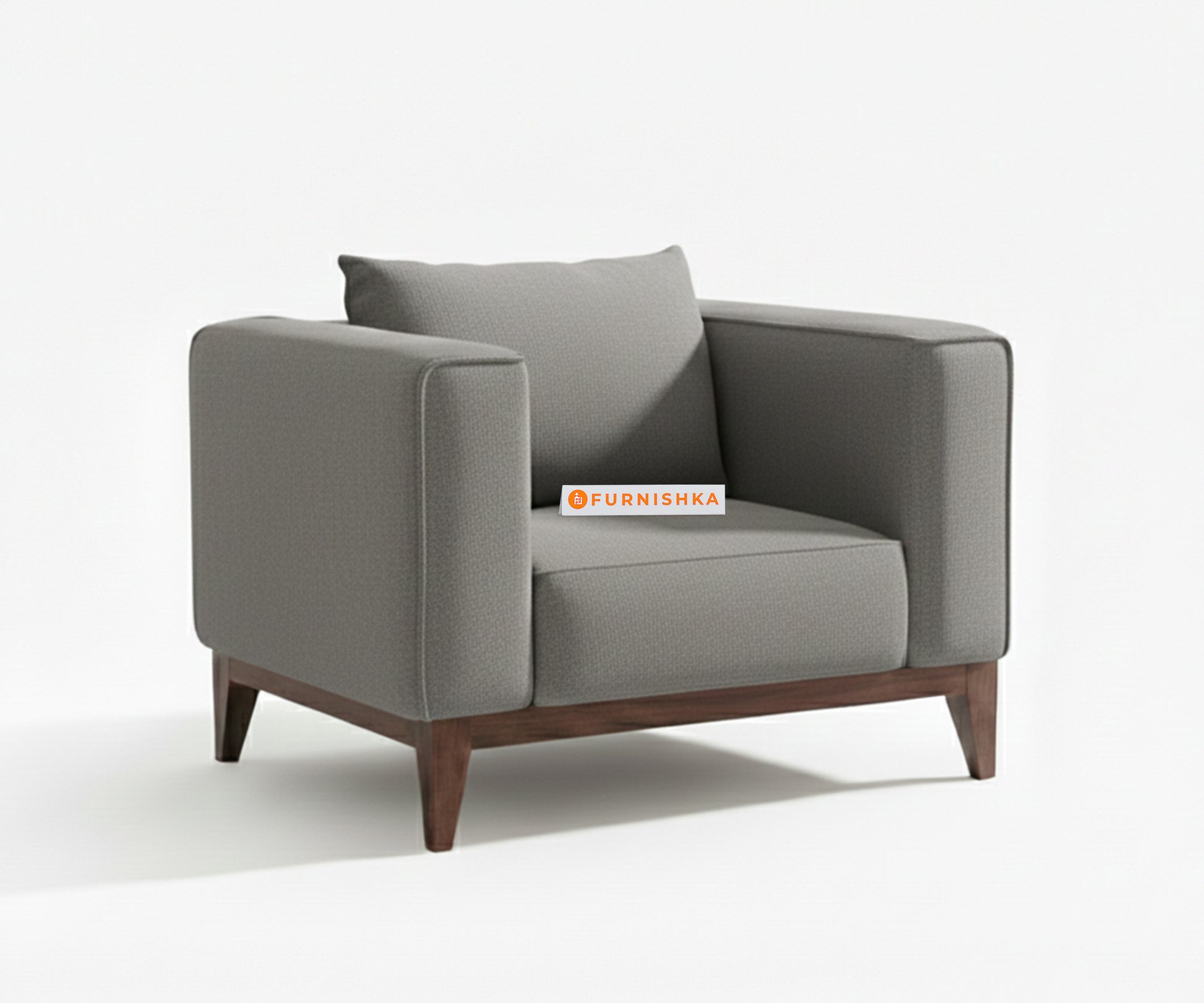 Linda Sofa 1 Seater Space Grey - Furnishka 
