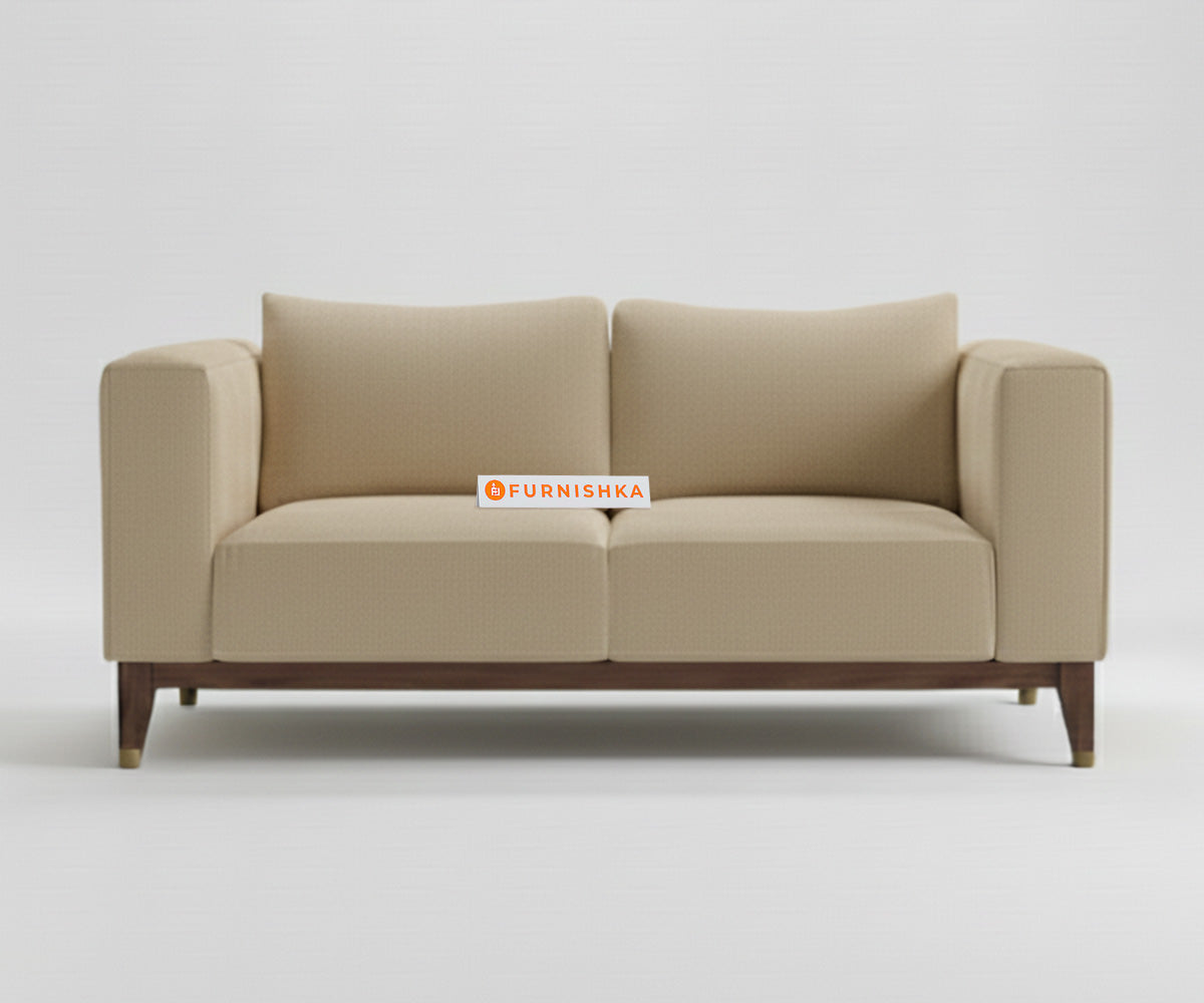 Linda Sofa 2 Seater  Light Beige - Furnishka 