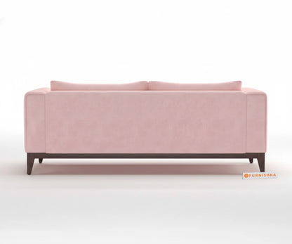 Linda Sofa 3 Seater Flamingo Pink - Furnishka 