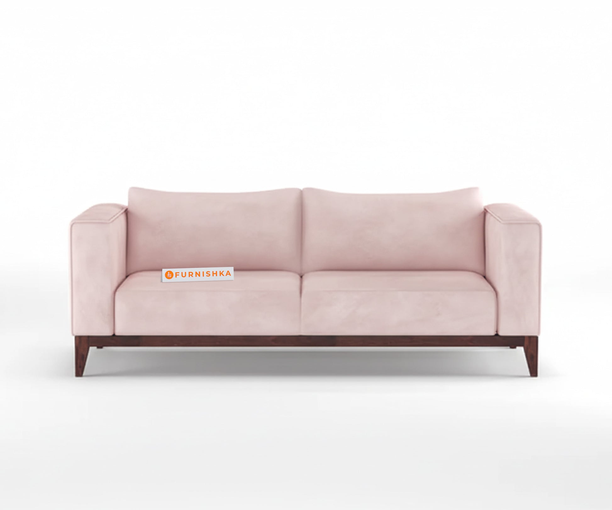 Linda Sofa 3 Seater Flamingo Pink - Furnishka 