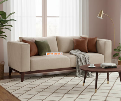 Linda Sofa 3 Seater Light Beige