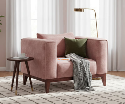 Linda Sofa 1 Seater Flamingo Pink