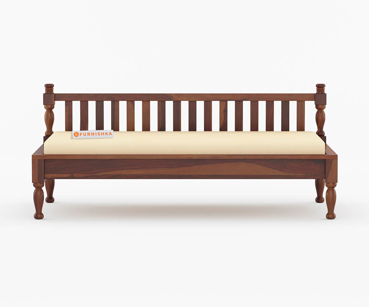 Lizea Sheesham Wood Diwan - Furnishka 