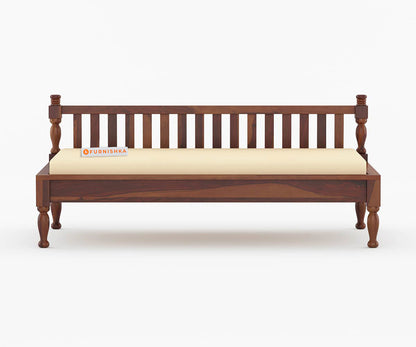 Lizea Sheesham Wood Diwan - Furnishka 