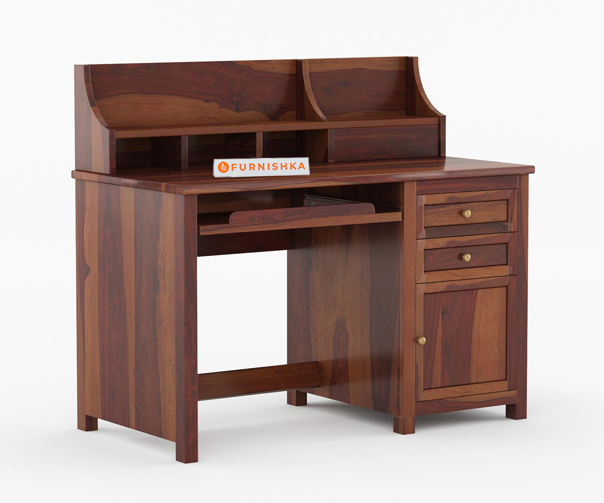 Lucy Solid Sheesham Study Table - Furnishka 