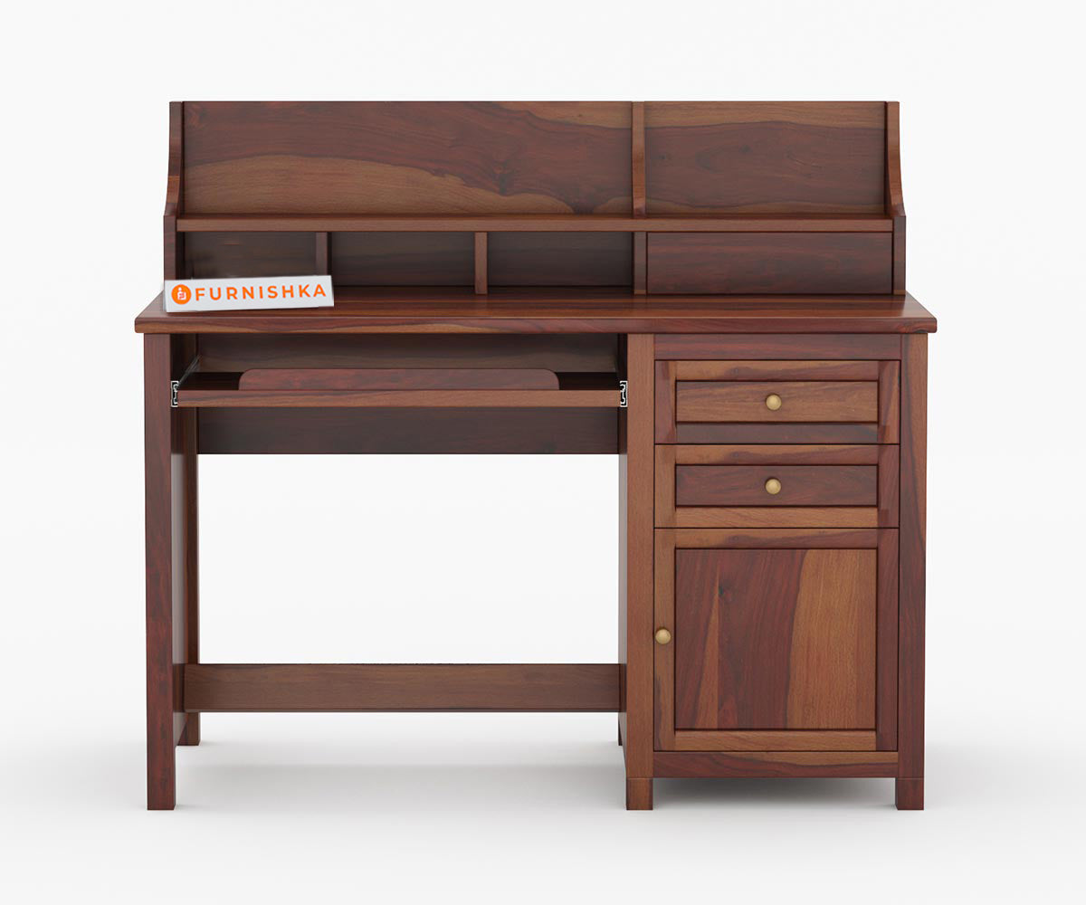 Lucy Solid Sheesham Study Table - Furnishka 