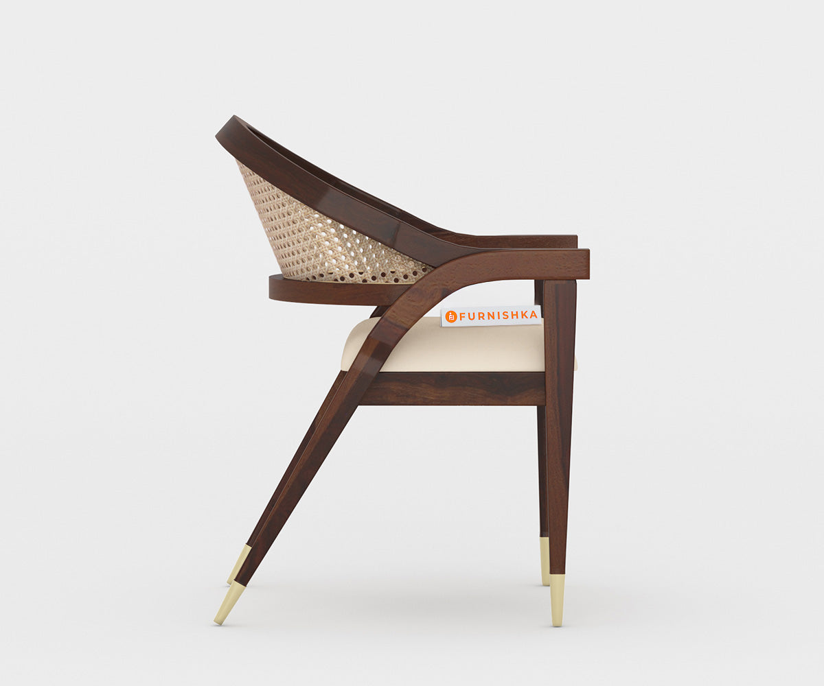 Mateo Cane Sheesham Wood Dining Chair