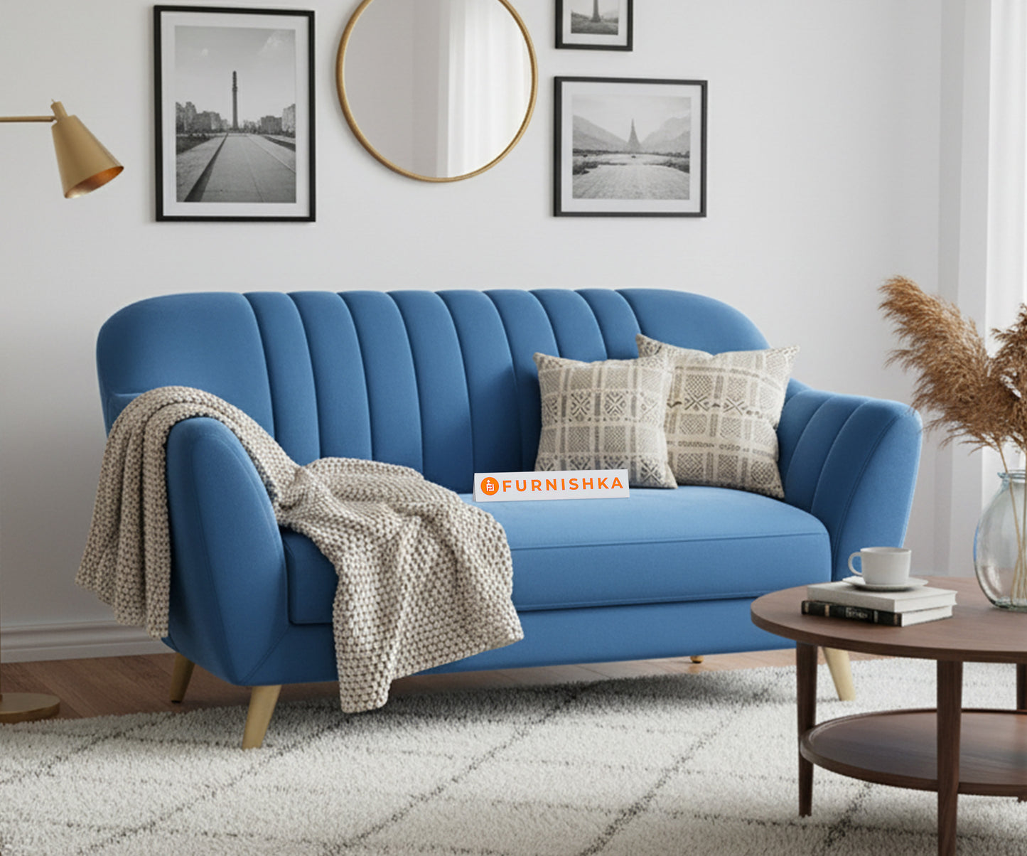 Marco Sofa 2 Seater - Blue